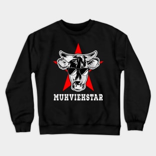 Muhviehstar Cow Crewneck Sweatshirt